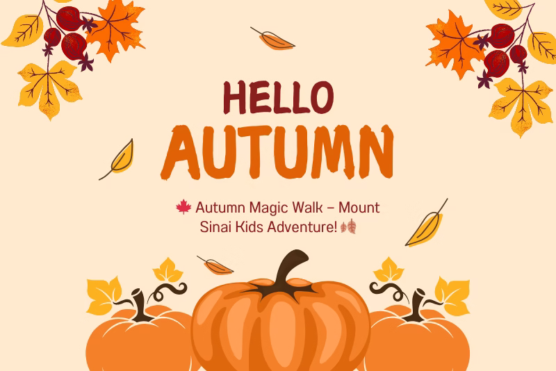🍁 Autumn Magic Walk — Mount Sinai Kids Adventure! 🍂